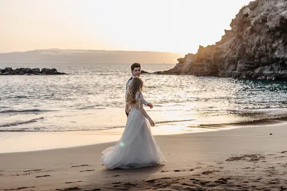Abama Beach Wedding Session Sesja Zdjęciowa #20