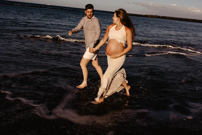 Natural maternity photo session in Tenerife - frame 61