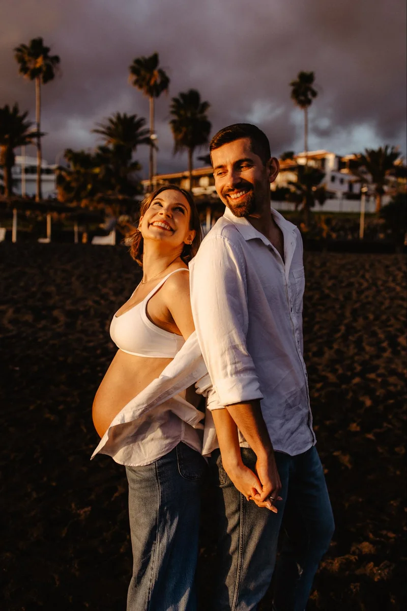 Natural maternity photo session in Tenerife - frame 73