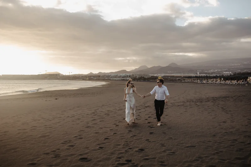 Long Spacious Beach Tenerife Sesja Zdjęciowa #22