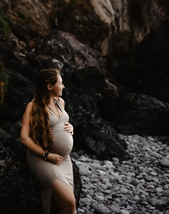Maternity Beach Session Sesja Zdjęciowa #11