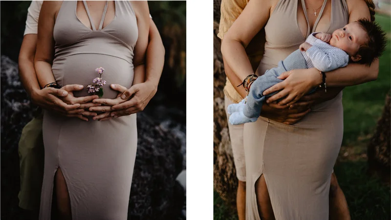 Outdoor newborn session - Photo 19