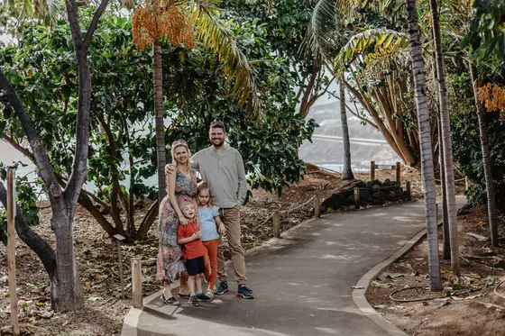 Palmetum Botanical Garden Family Sesión Fotográfica #25