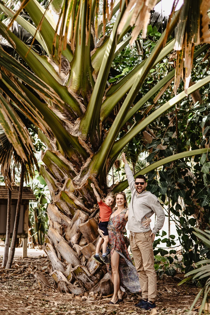 Palmetum Botanical Garden Family Sesión Fotográfica #58
