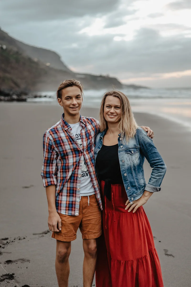 Socorro Beach Family Sesja Zdjęciowa #30