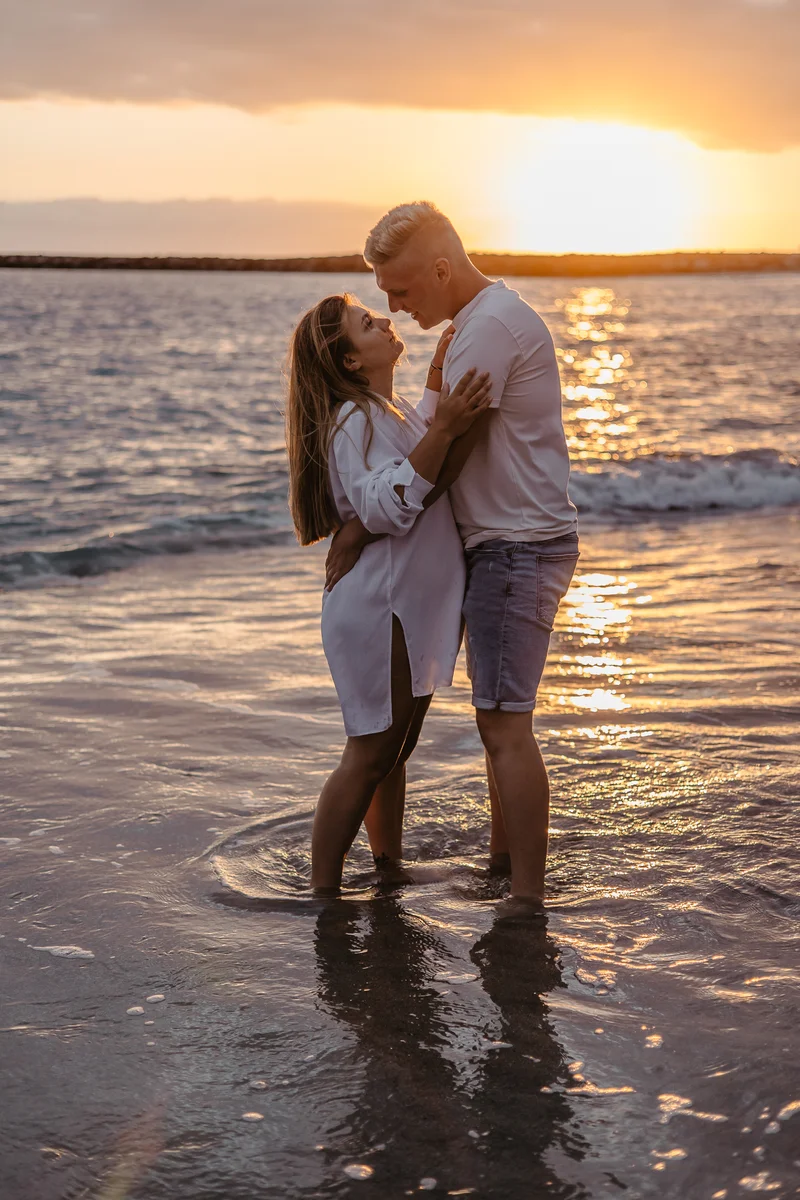 Sunset Maternity Beach Multiple Looks Sesja Zdjęciowa #15