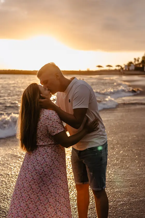 Sunset Maternity Beach Multiple Looks Photo Session #23