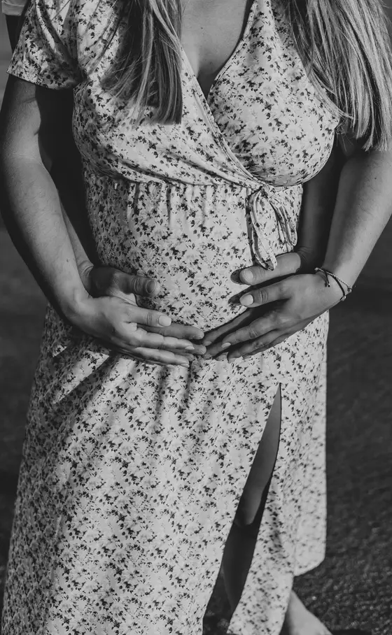 Sunset Maternity Beach Multiple Looks Photo Session #24