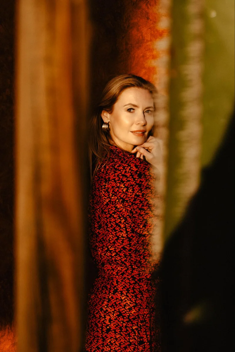 Karolina Chapko podczas sesji zdjęciowej w Las Américas, Teneryfa